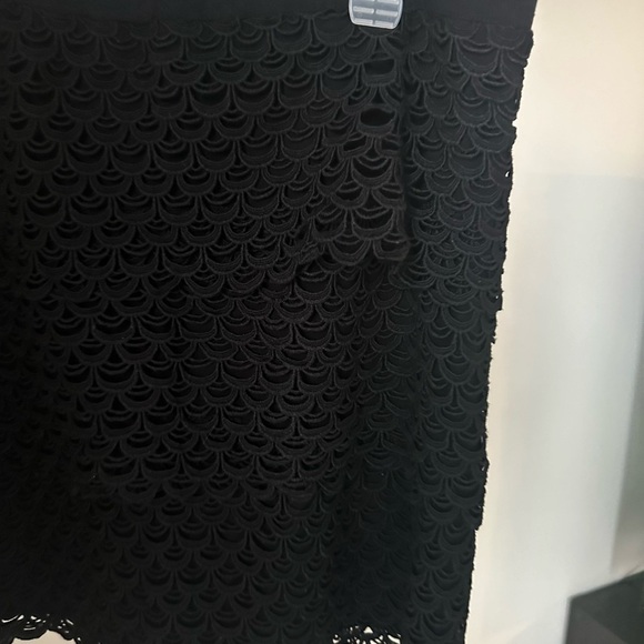 Chic Black Lace Pencil Skirt - Picture 3 of 6